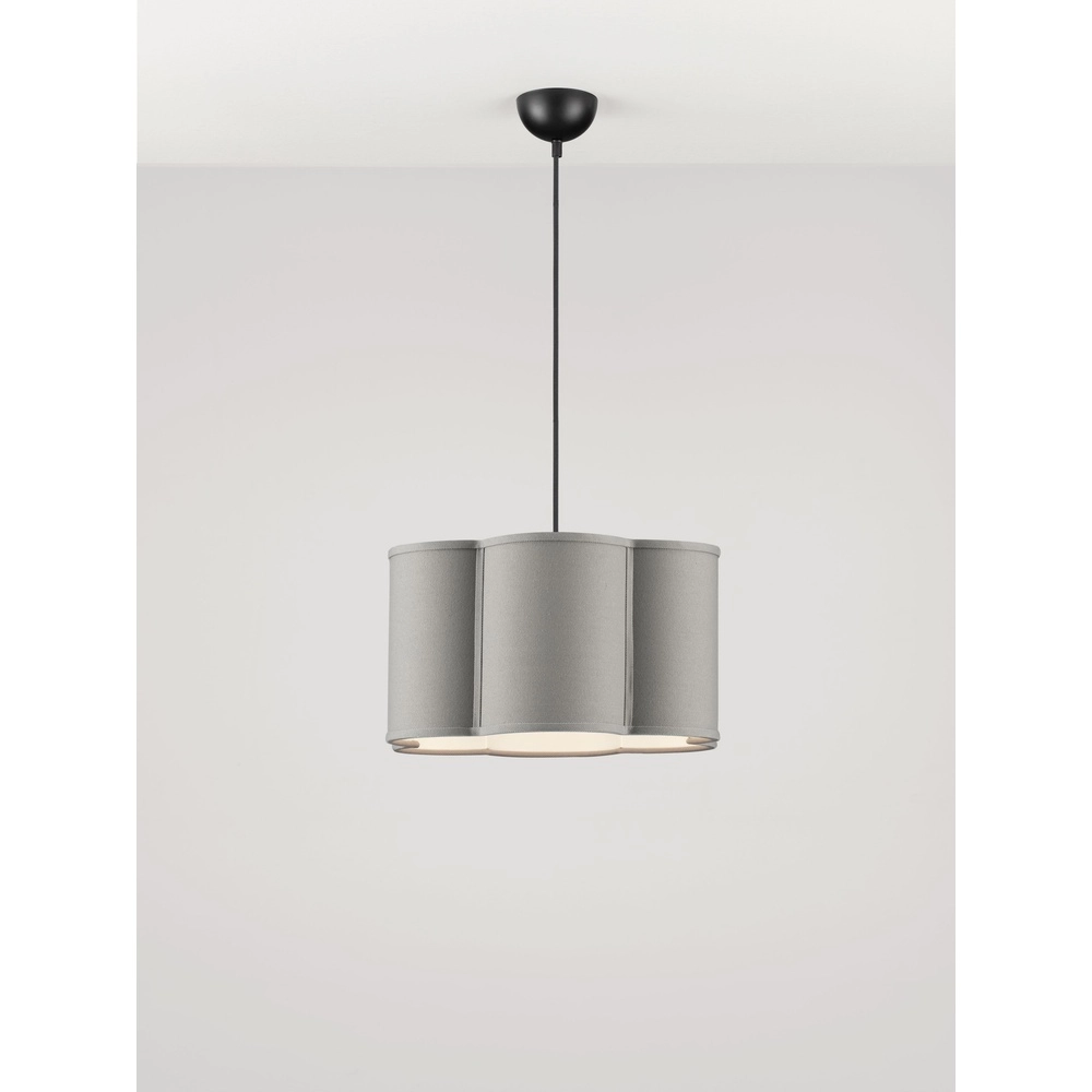 Pendant lamp Bloosy grey Lyora 5212017493552