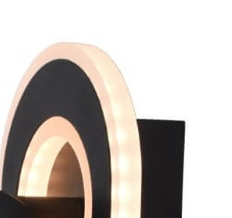 LED wall spotlight Kimon black Brilliant 4004353396779
