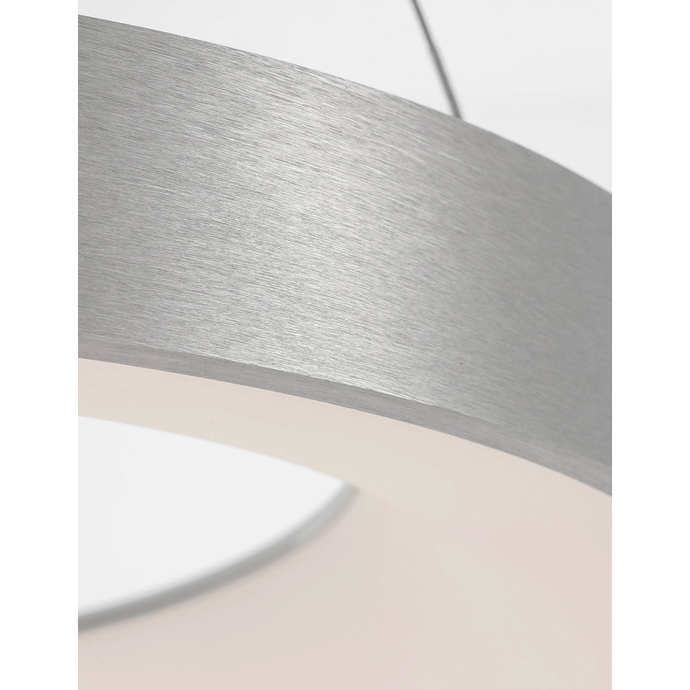 Pendant lamp Rando Thin silver grey Ø 60cm Lyora 5212017420251