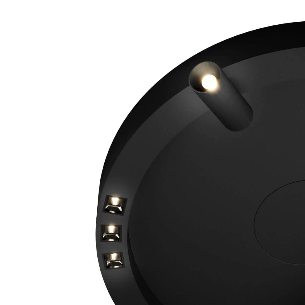 Black LED ceiling lamp Bruscoli Ø 60cm Stars of Light 9008606221165