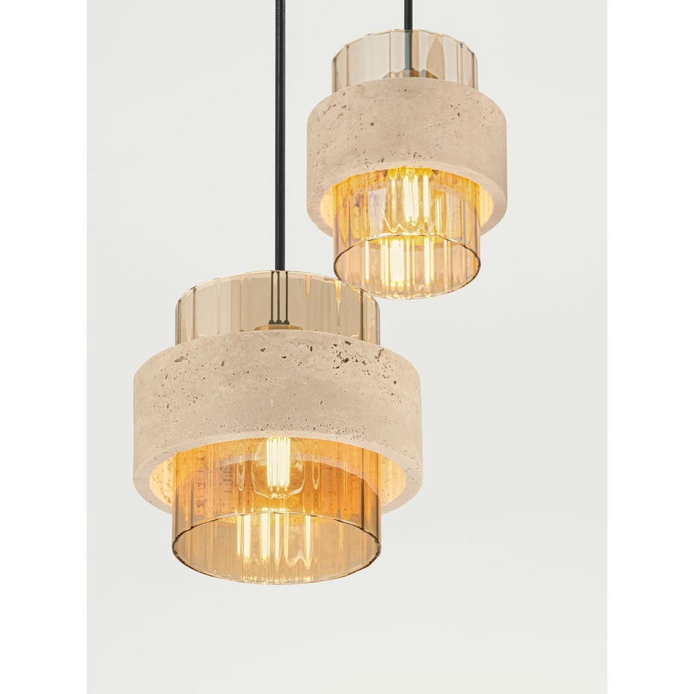 Modern pendant lamp Melony sand brown Lyora 5212063501256