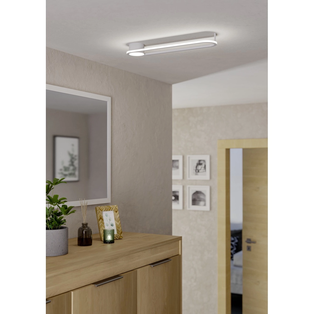 Sleek ceiling lamp Collecorvino white Eglo 9008606356638