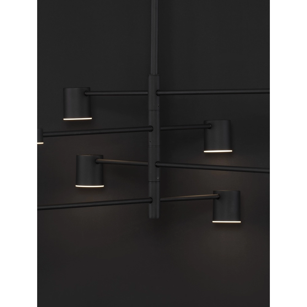 Black pendant lamp Nordik M design Lyora 5212017440693