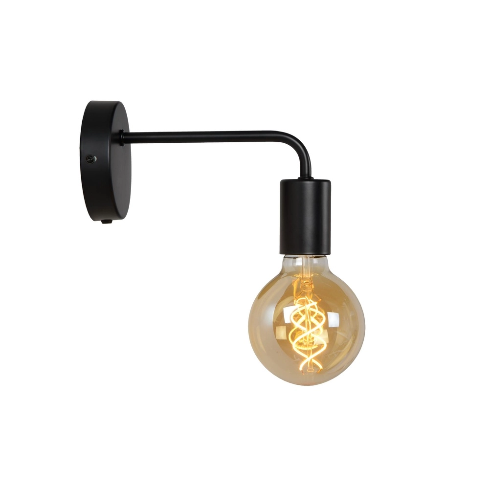 Black wall lamp Scott Design Lucide 5411212450654