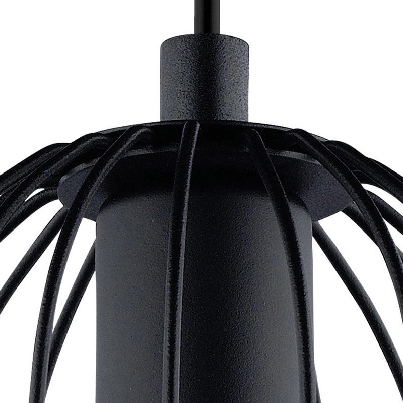 Pendant lamp Newtown Beam 3-light 70cm black Eglo 9002759494780