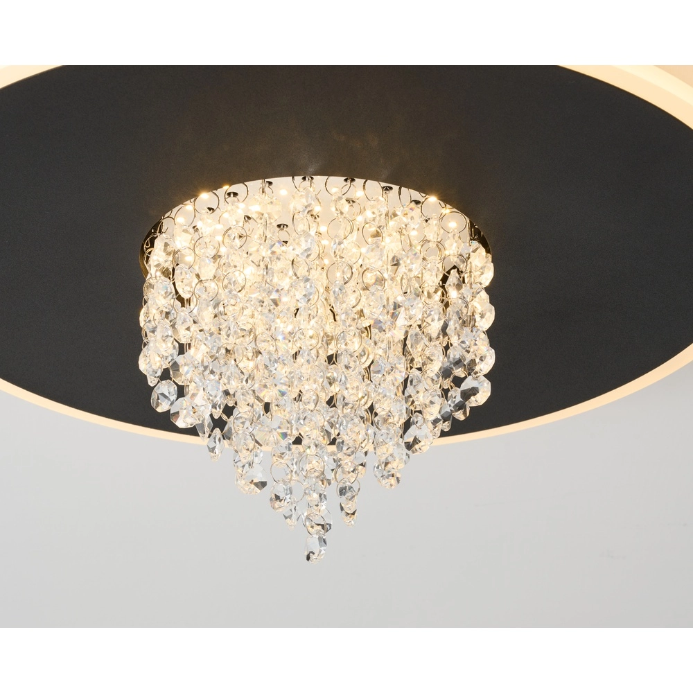 Ceiling lamp Deluge black Searchlight 5053423301655