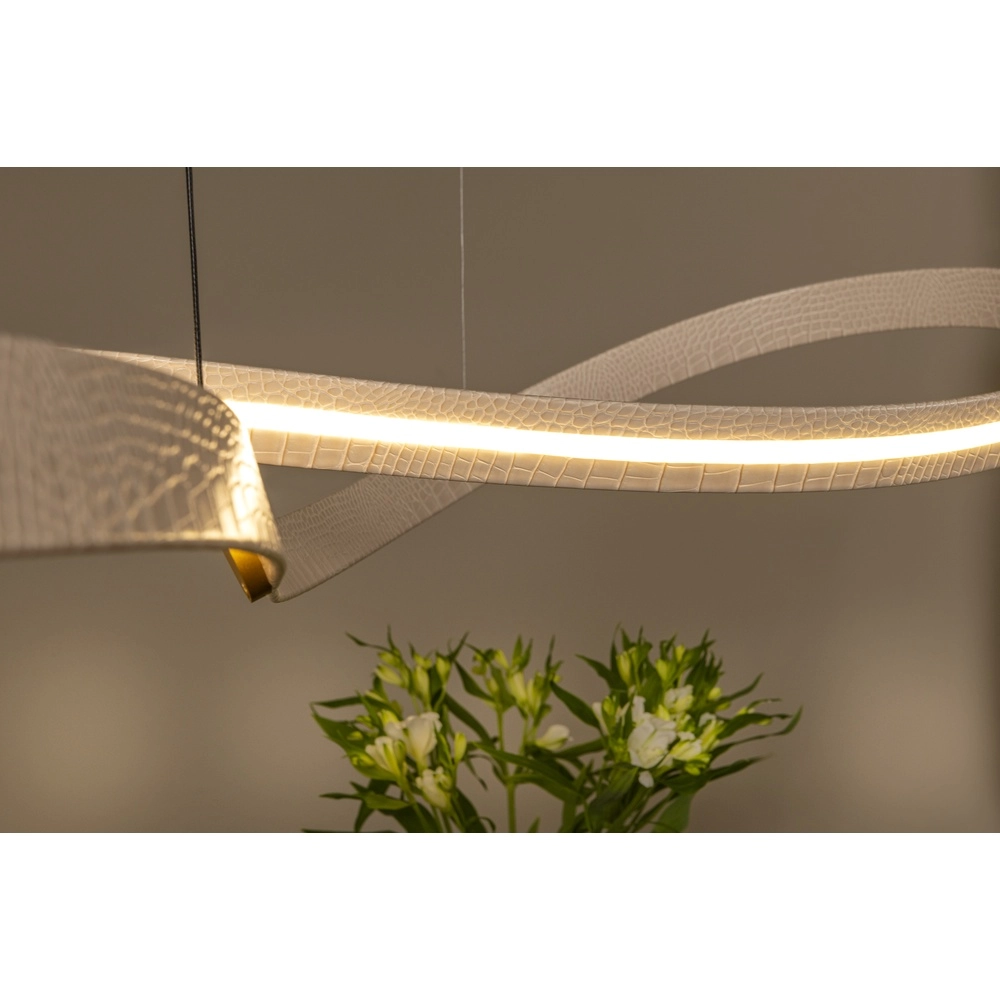 Modern led pendant light Slalom Sand with effect Premium by Lucide 5411212135131