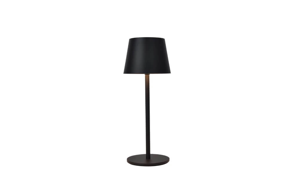 Black table lamp Roble design