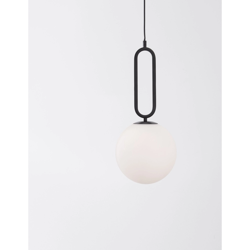 Pendant lamp Grus black Ø 25cm