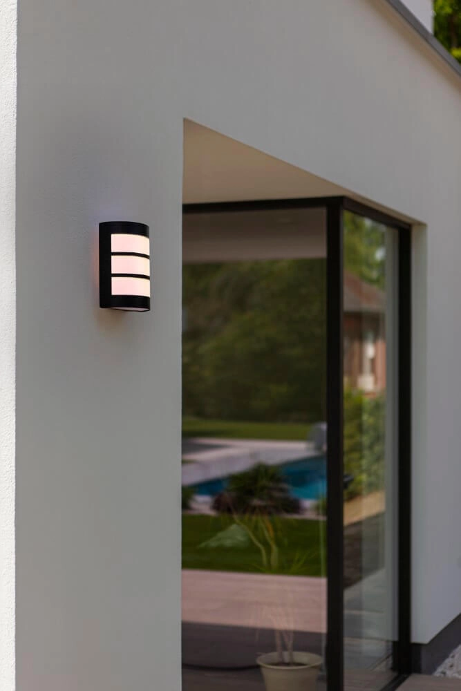 Anthracite wall lamp Nila design Lutec 6939412015385