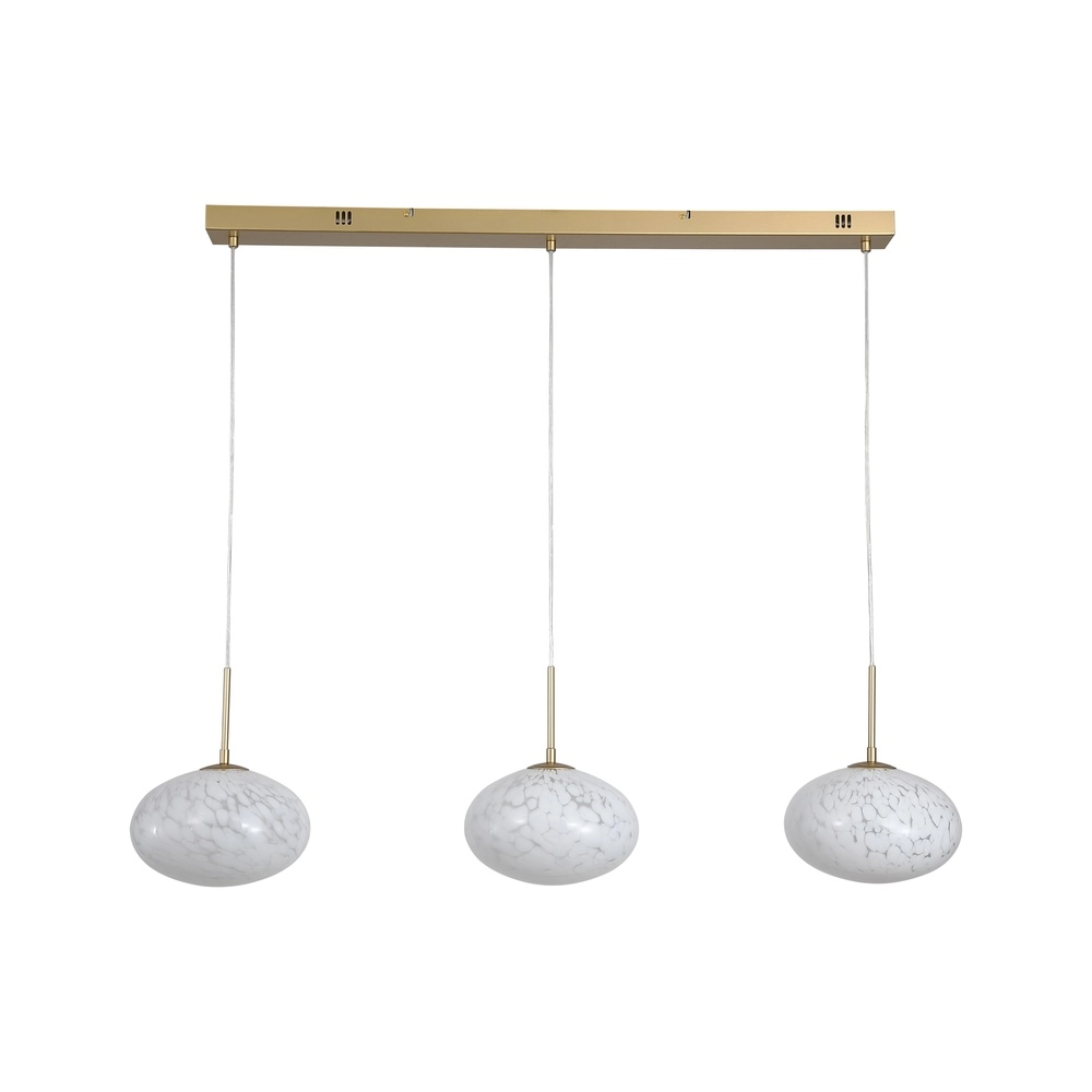 Pendant lamp Confetti 3-light design