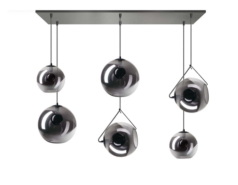 6-light glass pendant lamp Orb ETH 8720195300670
