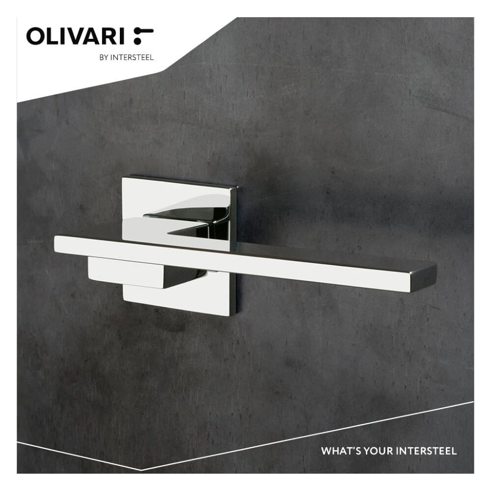 Design door handle Living chromium Olivari 8714186477236