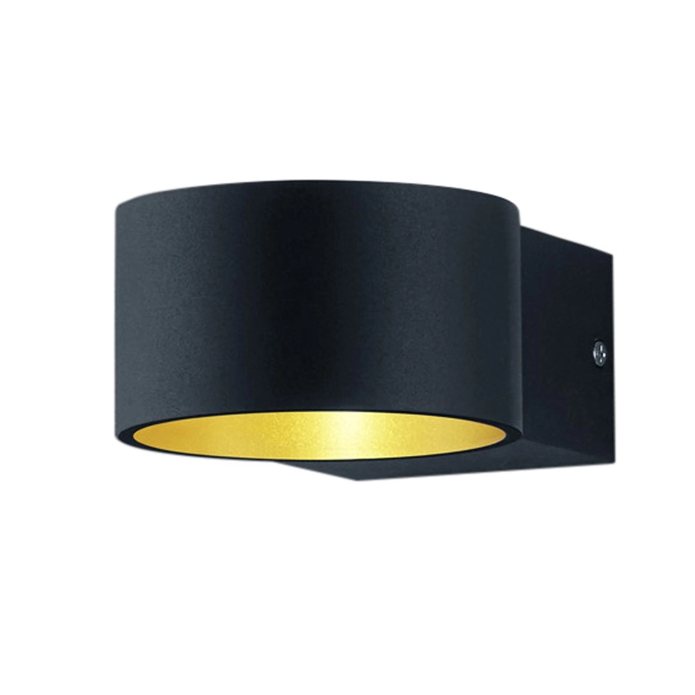 LED wall lamp Lacapo black