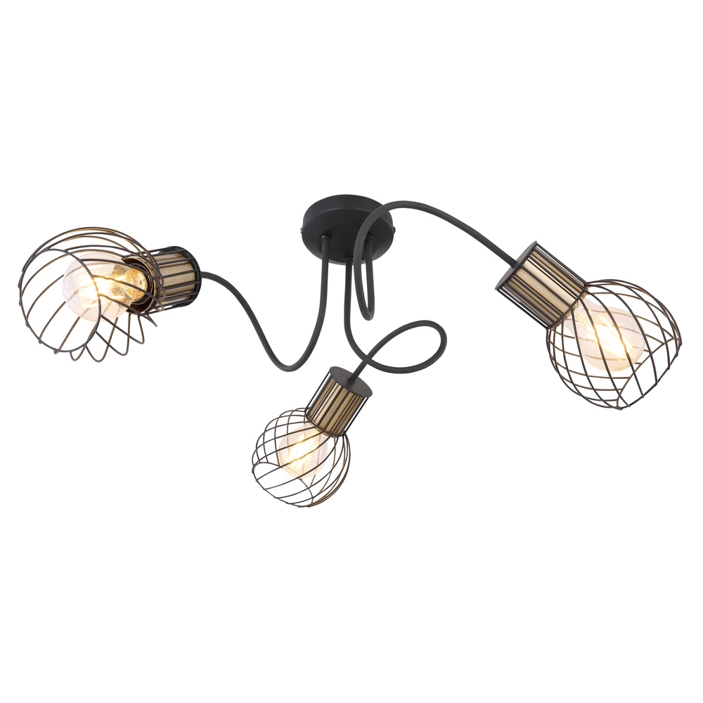 Ceiling lamp Argusto 3-light black
