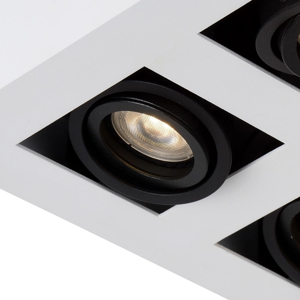 Ceiling spotlight Xirax 4 x 5W white Lucide 5411212092359