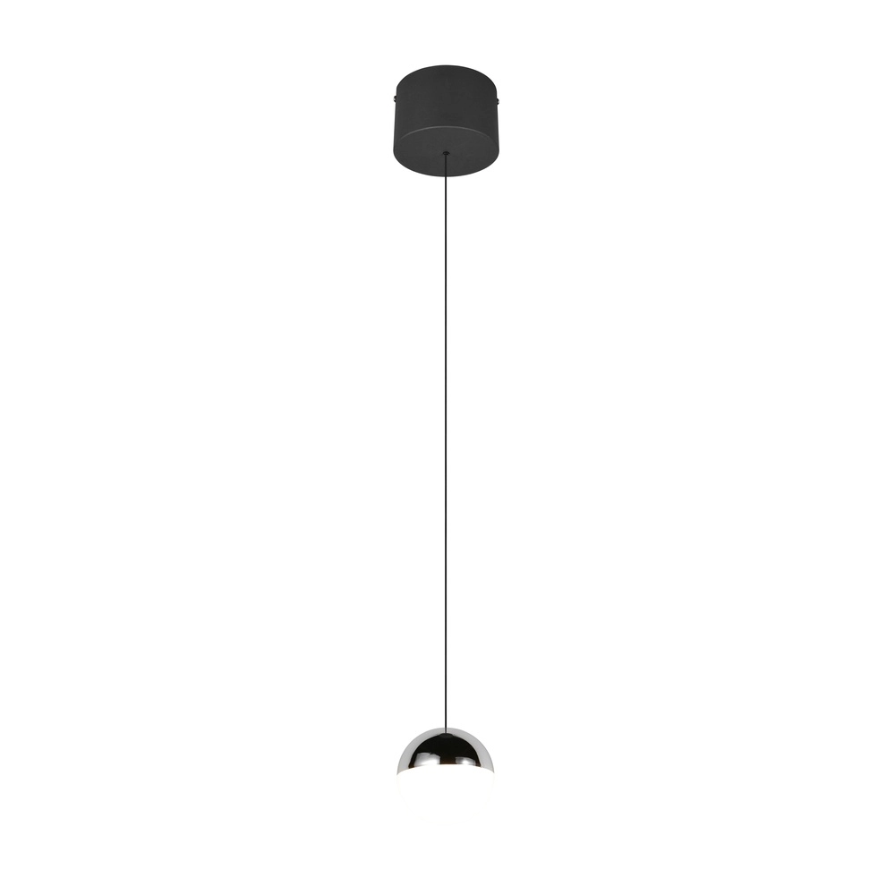 Pendant lamp Senta chrome Trio 4017807685800