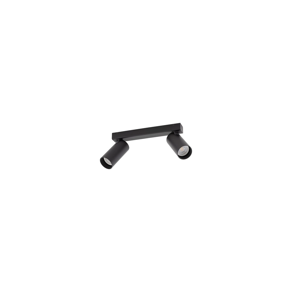 Surface-mounted spot 2x GU10 Fourty Black Lyora 5903139107372