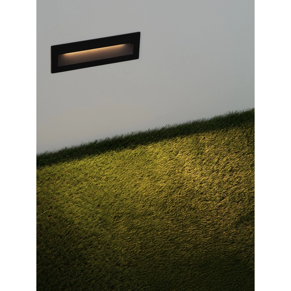 Recessed wall lamp Drat Black