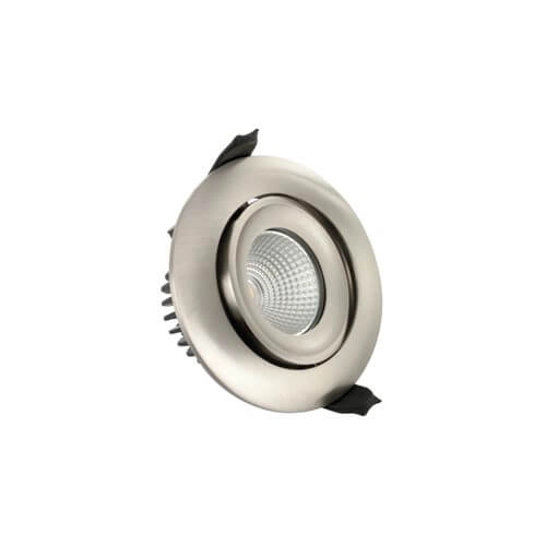 Stainless steel recessed spotlight Lux Fire IP65 - 3000K - 6W