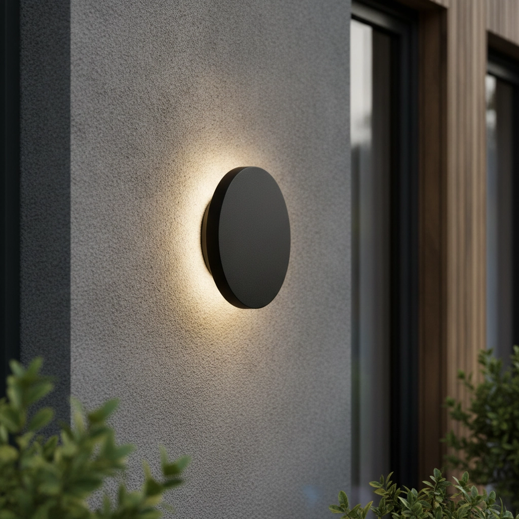 Black wall lamp Nitro design