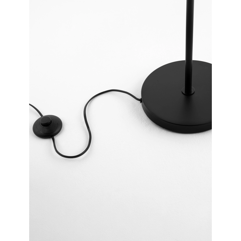 Floor lamp Lito black and rattan Lyora 5212017454744