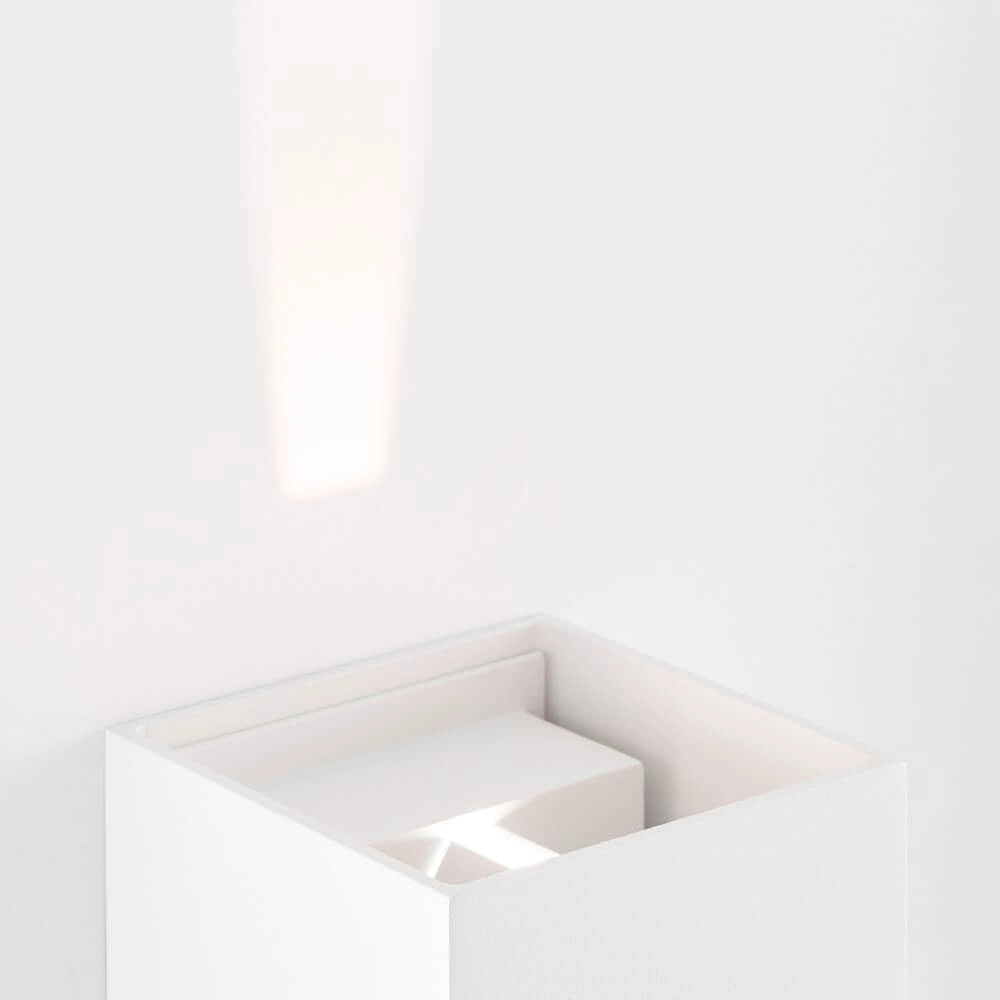 Wall lamp Isak 10 x 10cm white Brilliant 4004353349270