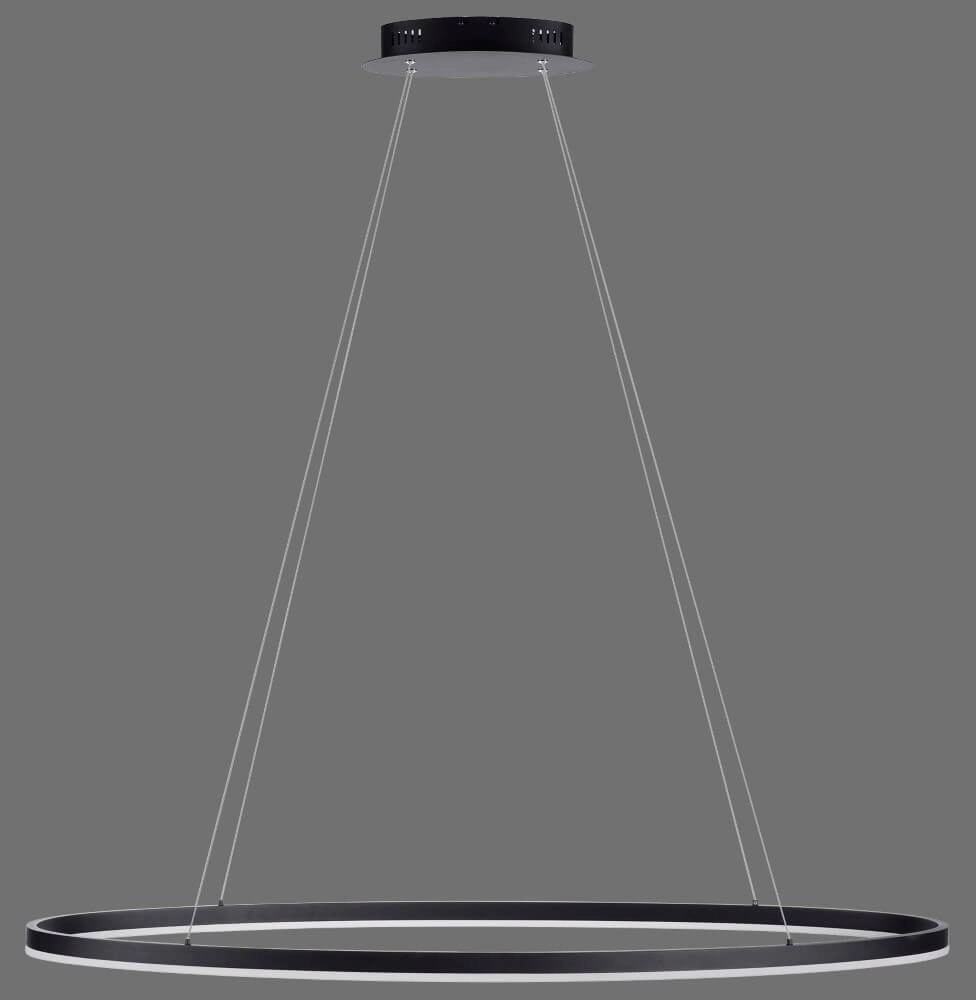 Anthracite pendant lamp Titus Ø 118cm Paul Neuhaus 4012248375228