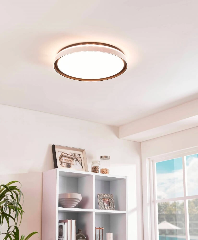 Black ceiling lamp Seluci Ø 49cm Eglo 9002759997816