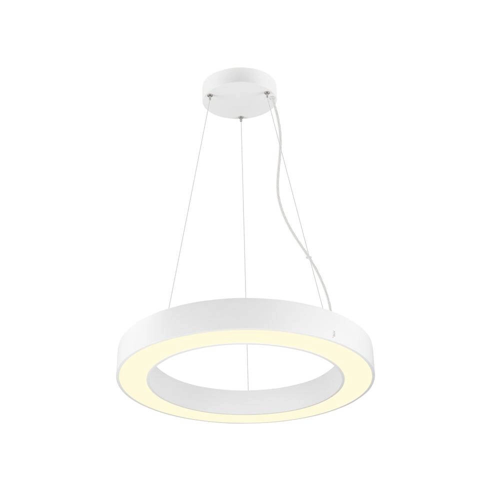 White pendant lamp Medo Ring 60 Ø 60cm