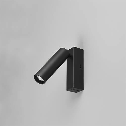 Slim LED wall spot Ambala black Trio 4017807612622