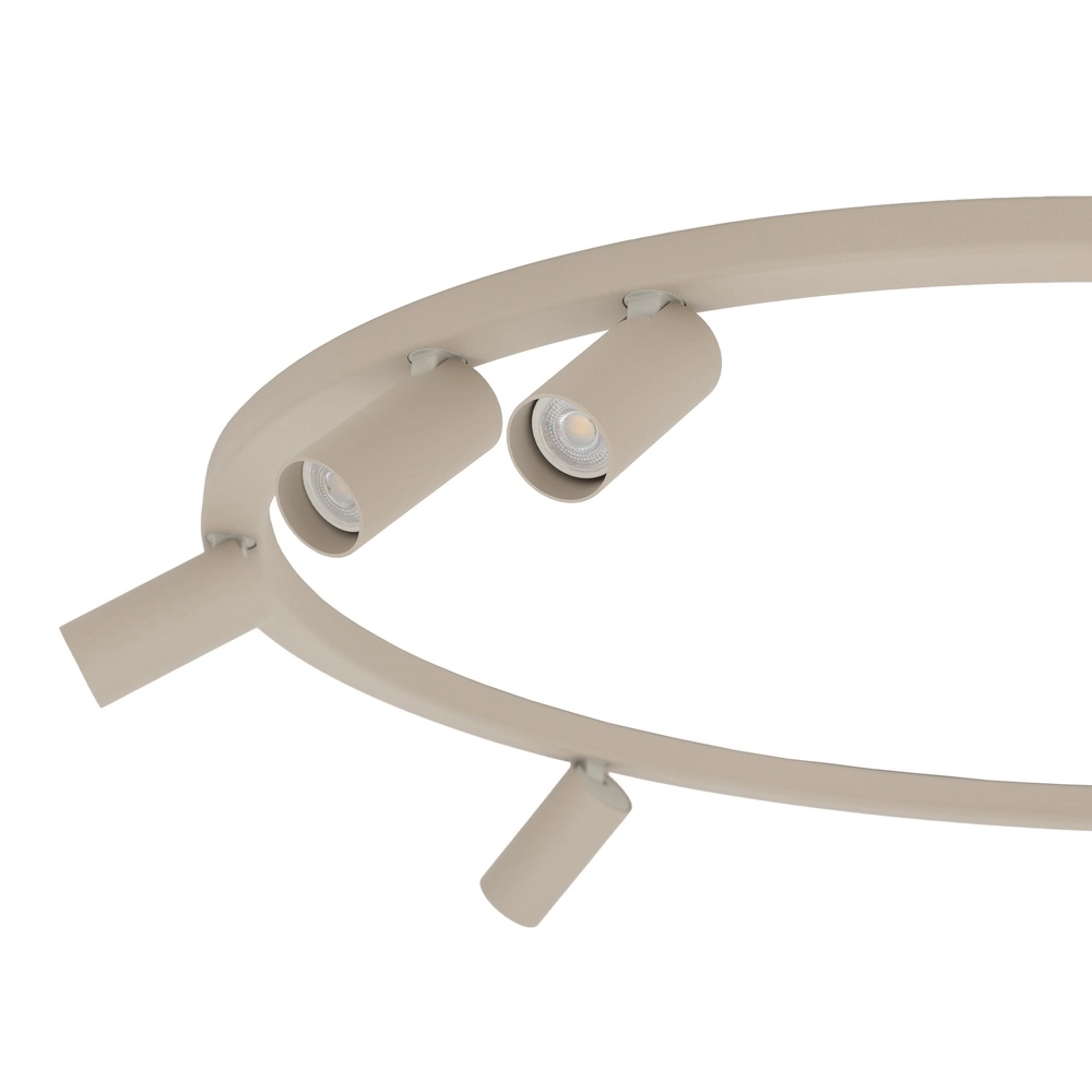 Circle surface-mounted spotlights Fourty 7x GU10 - beige Lyora 5903139119481