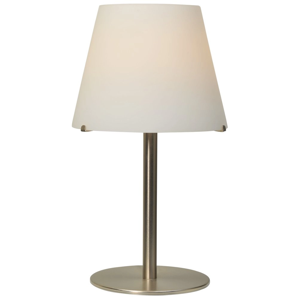 Table lamp Calabro 44cm matte gray with white