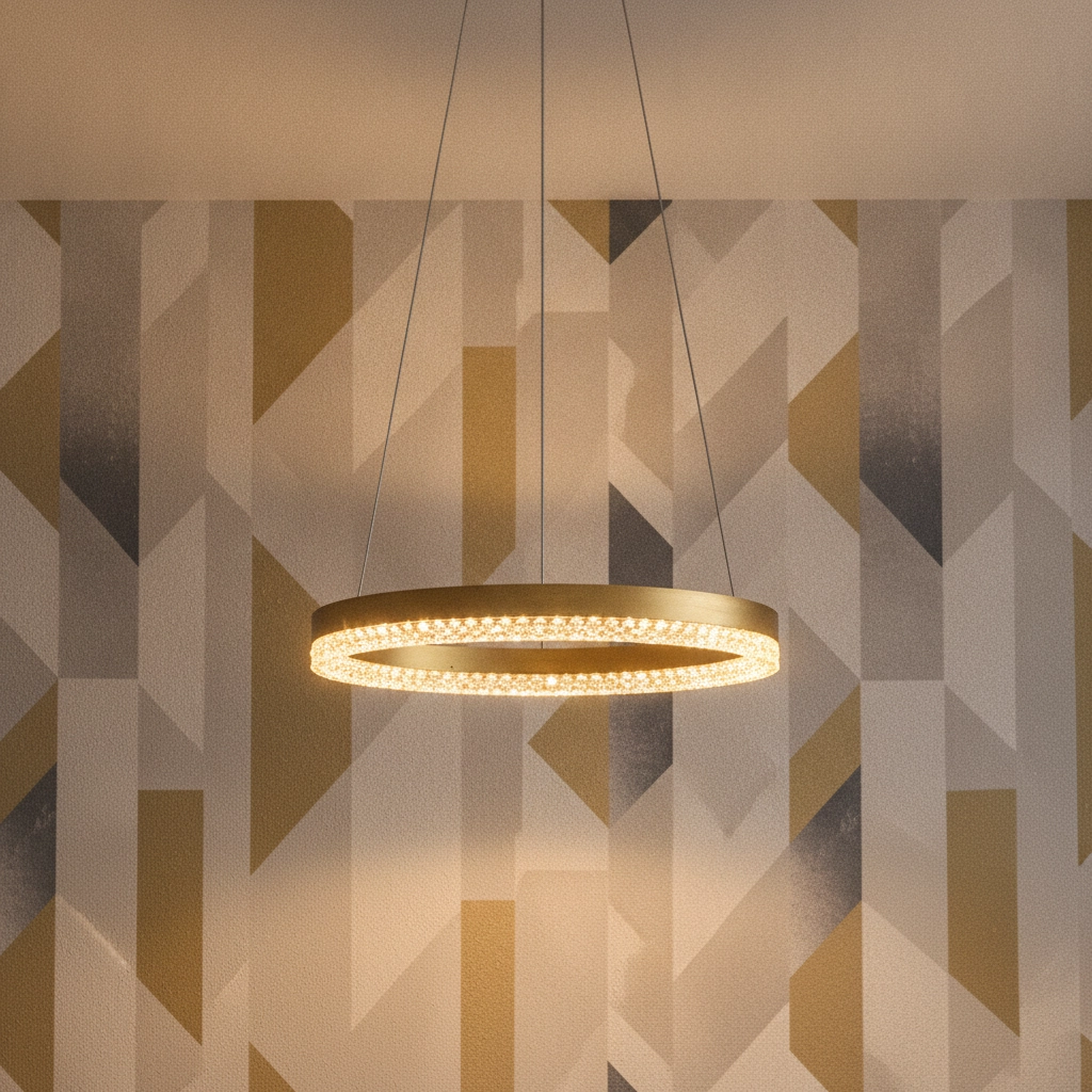 Pendant lamp Adria gold Ø 40cm