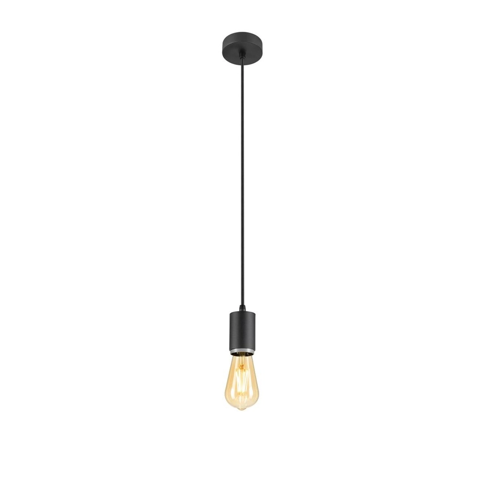 Pendant luminaire Lalu 2m black E27 SLV 4024163317399