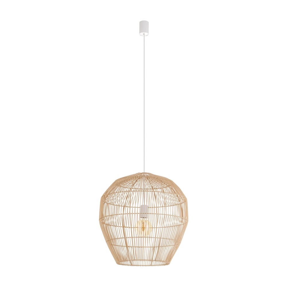Rattan pendant lamp Haiti M Ø 50cm