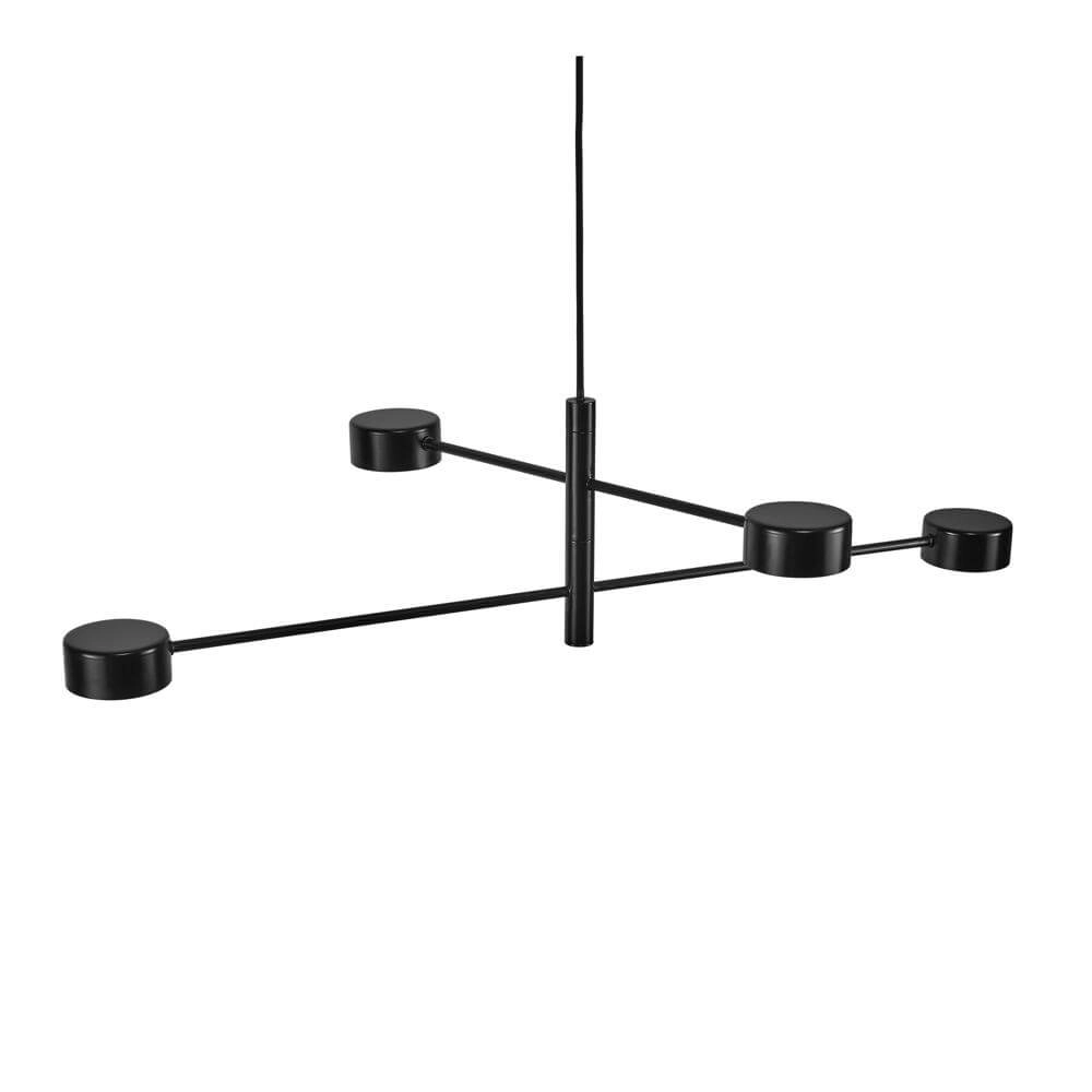 Design pendant lamp Clyde 4-light black Nordlux 5704924001154