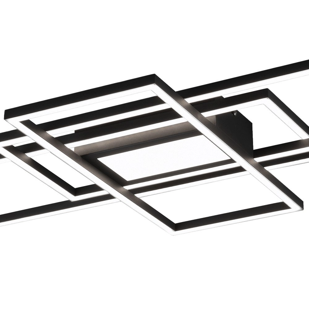 Modern Ceiling light Irvine black Trio 4017807449495