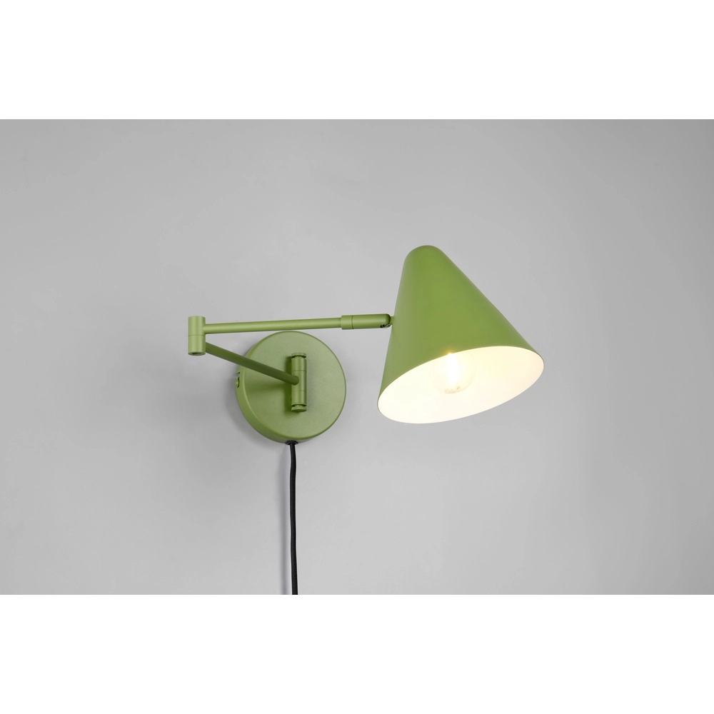 Design wall lamp Cosima green Trio 4017807659993