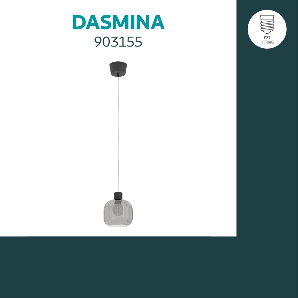 Design pendant lamp Dasmina black Ø 20cm