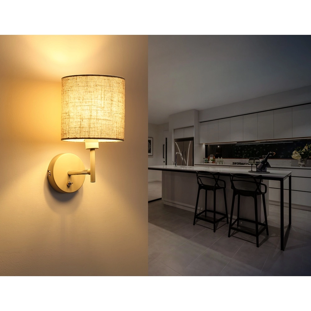 Wall lamp Deleon sand brown Globo 9007371566907