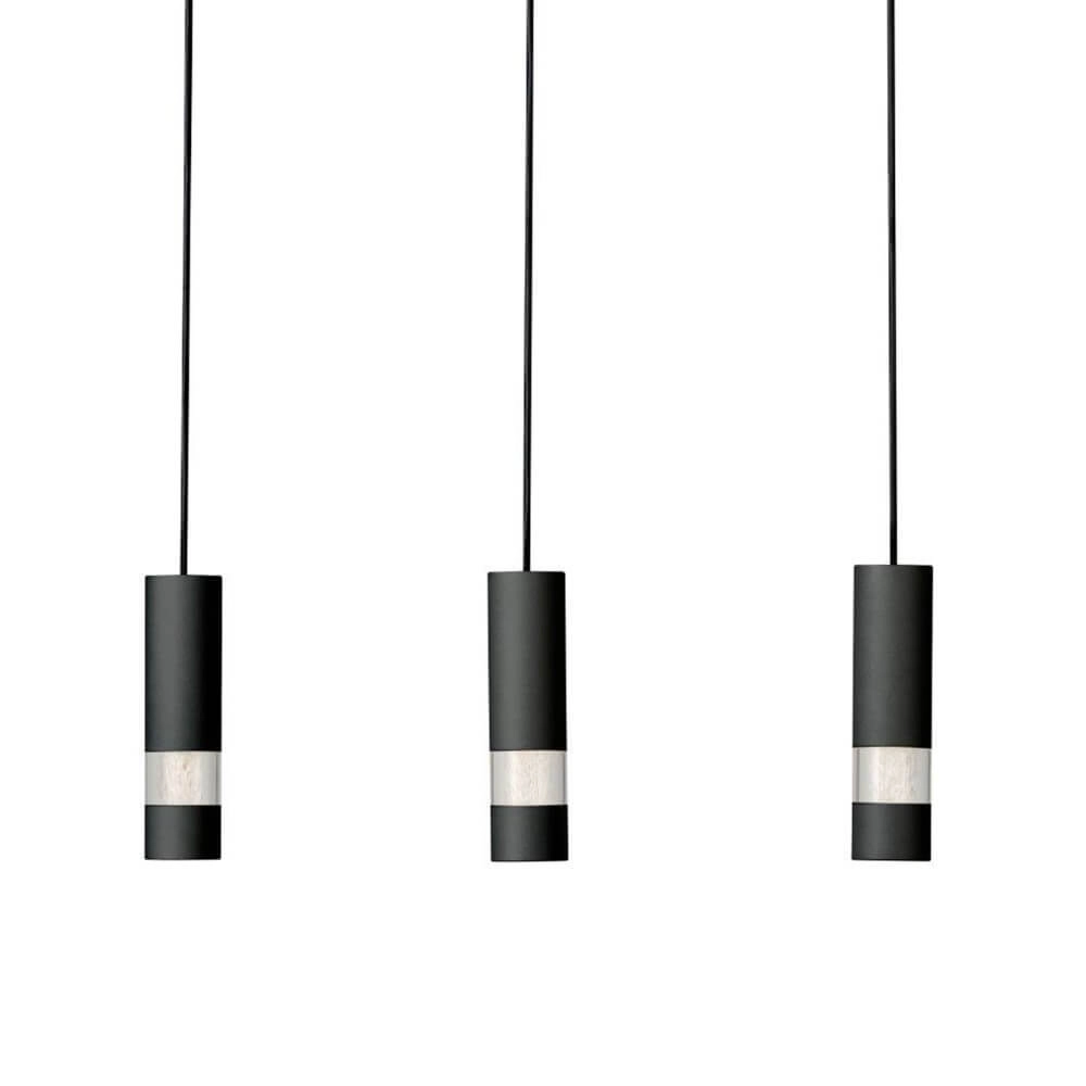 Hanging lamp 5 lights Bernabeta black Stars of Light 9002759397067