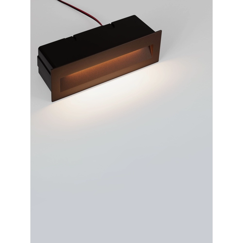 Recessed wall lamp Drat Rusty brown Lyora 5212017498038