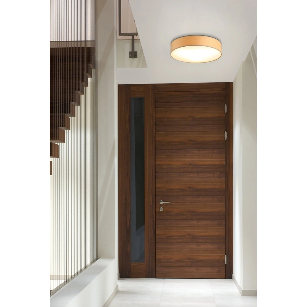 Ceiling lamp Drum 50cm champagne velvet Searchlight 5053423300009