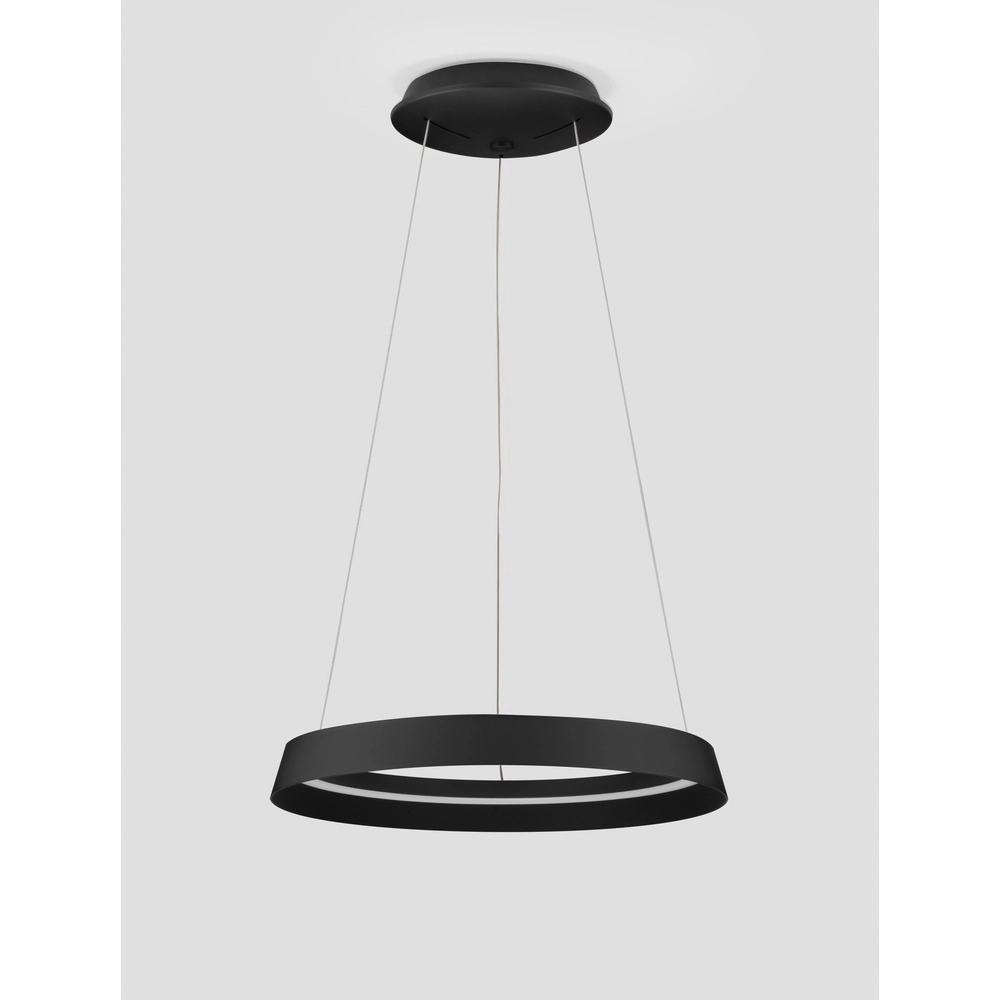 Design pendant lamp Ormi Ø 45cm black Lyora 5212017448804
