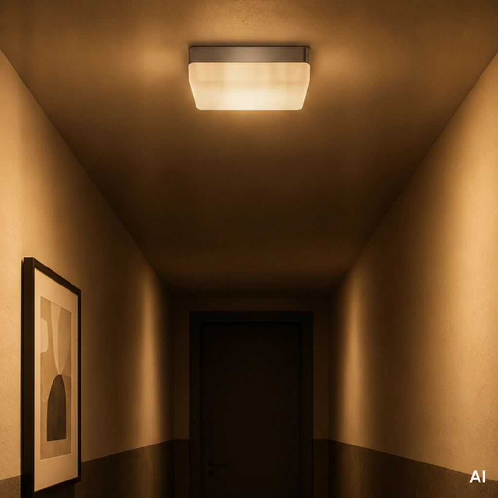 Ceiling lamp Cube square 25cm