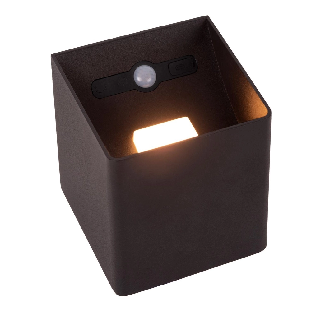 Rechargeable wall lamp Vertigo Magnetic Black Lucide 5411212272386