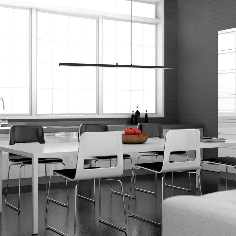 Design pendant lamp Bande 150cm black Steinhauer 8712746175837