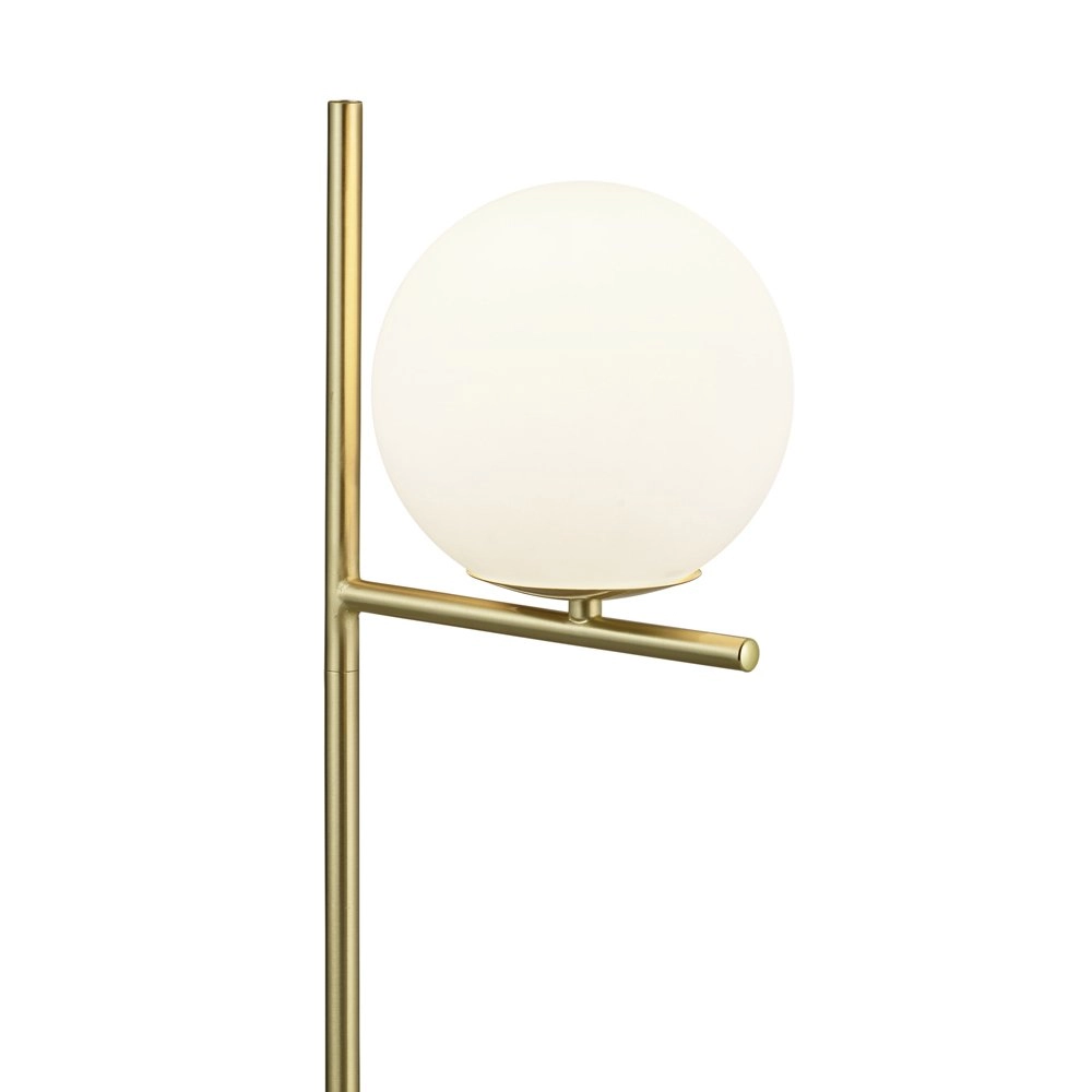 Table lamp Pure 52cm matt brass with white Trio 4017807436075