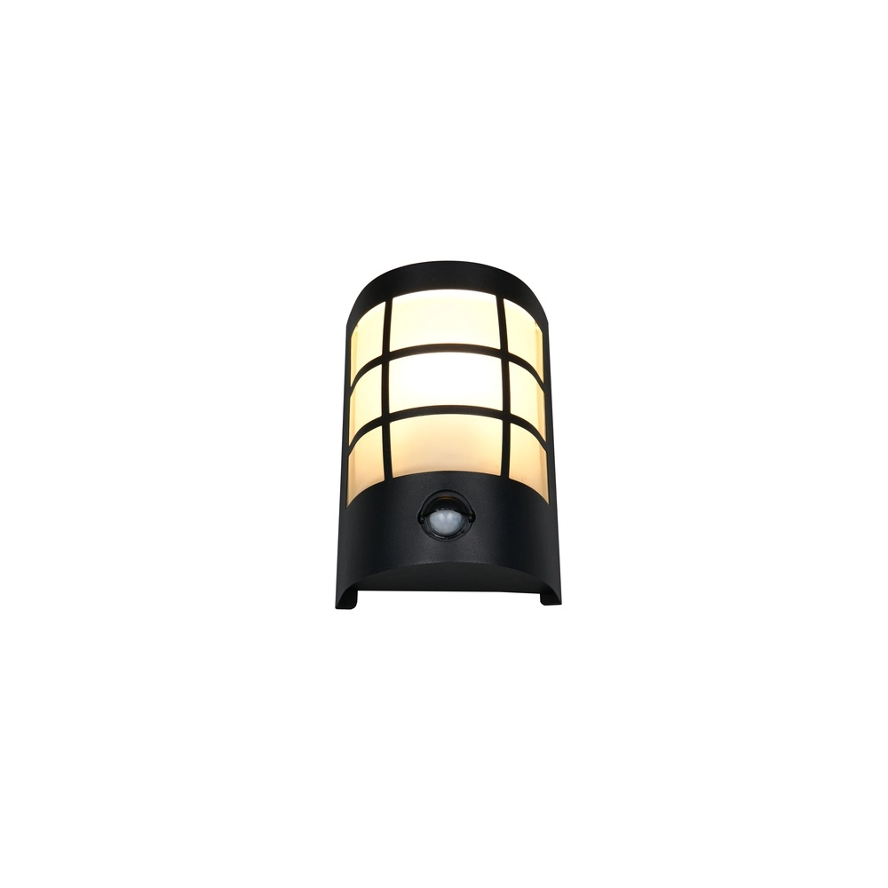 Black wall lamp Sintra with sensor Trio 4017807648256